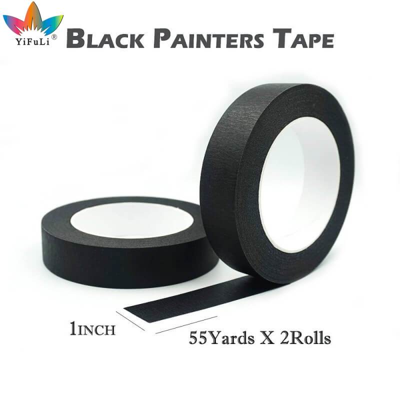 wide black masking tape