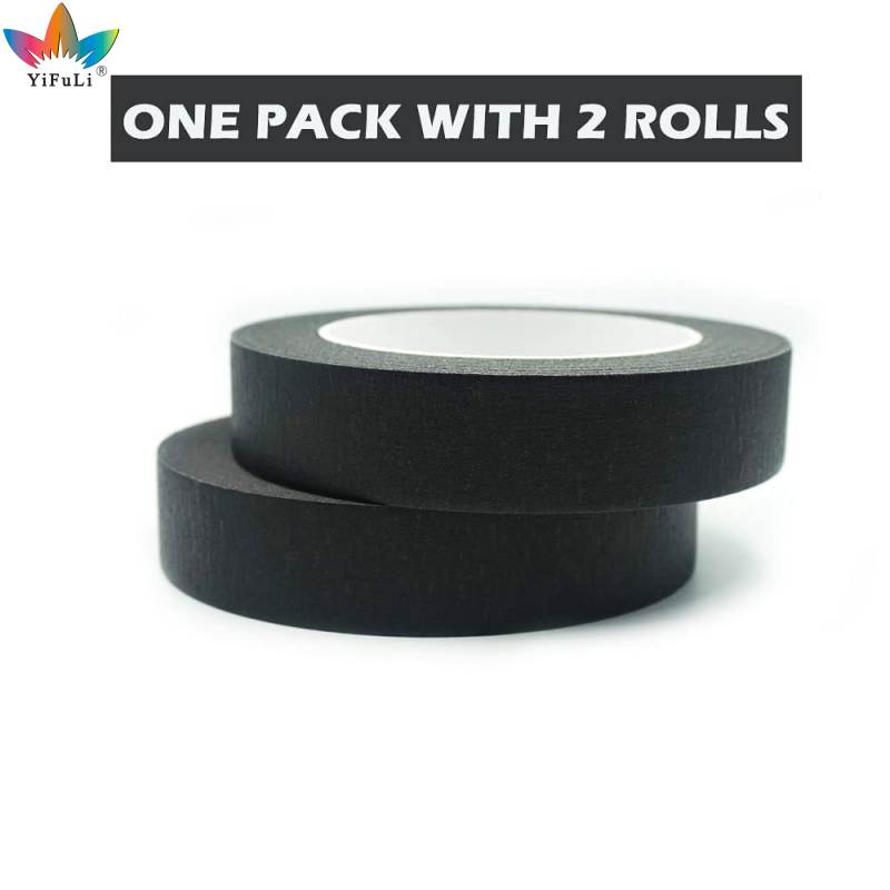 thin black masking tape