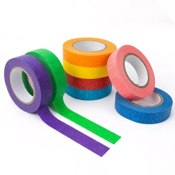 Colored DIY painters masking tape