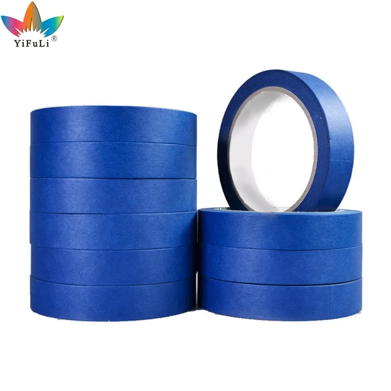 blue masking tape