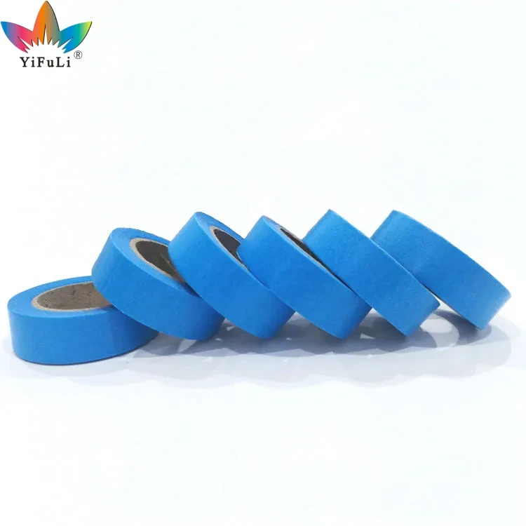 Blue car masking tape